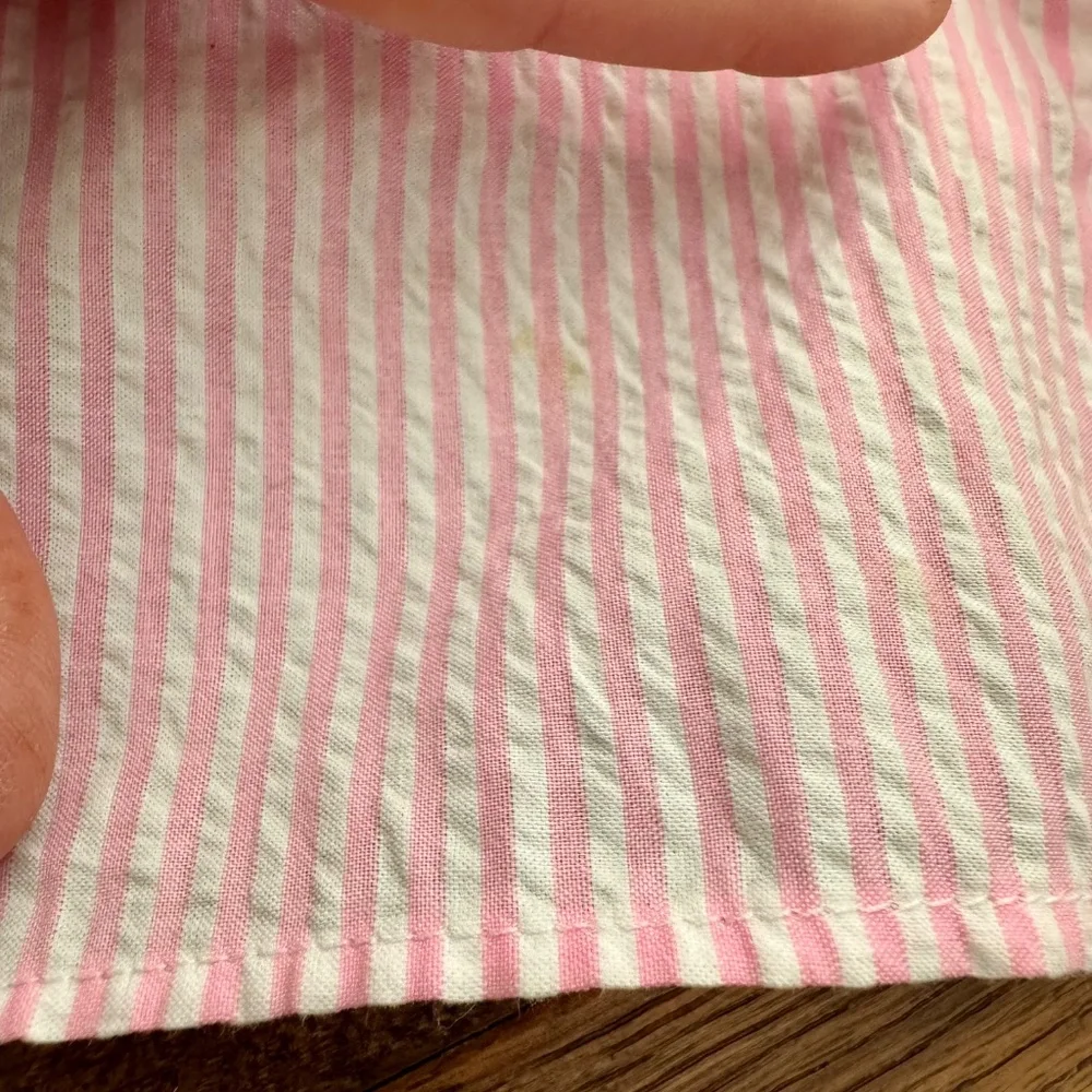 Lilly Pulitzer Britt Havana Seersucker Striped‎ Pink Dress Women's Size 2 D